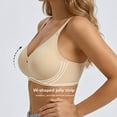 thumbnail image 6 of Figurecity Women’s Seamless Jelly Bra Adjustable Criss-Cross Straps Breathable Wireless Comfort S-XXL, 6 of 6