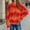 Red, variant on Juslio Women Sweaters Pullovers Lightweight Sweaters Crew Neck Long Sleeve Knit Blue