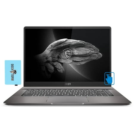 MSI Creator Z16 A11UET-013 16" Premium Professional Laptop (Intel i7-11800H 8-Core, 64GB RAM, 1TB PCIe SSD, RTX 3060, 16" Touch Wide QXGA (2560x1600), Fingerprint, WiFi, Win 10 Pro) with Hub