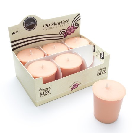 Orange Scented Candles Autumn Splendor Soy Votive Candles - Scented with Natural Fragrance Oils - 6 Orange Natural Votive Candle Refills - Christmas & Holiday Collection ()