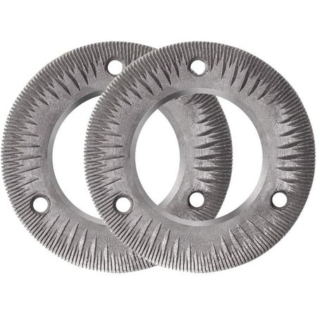 

2Pcs Steel Grinding Discs for 110V Electric Dry Grinder Machine for 3000W Dry Flour Mill Cereals Grinder (Steel Milling Disc)