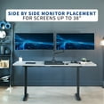 thumbnail image 3 of VIVO Pneumatic Dual Ultrawide Monitor Desk Stand, Up to 49 inch Computer Screens, 3 of 8