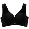 thumbnail image 2 of SHOPESSA Bras for Women Wirefree Push Up Bra Lace Stitching Straps Lingerie Daily Sports Bra Promotionon Clearance, 2 of 5