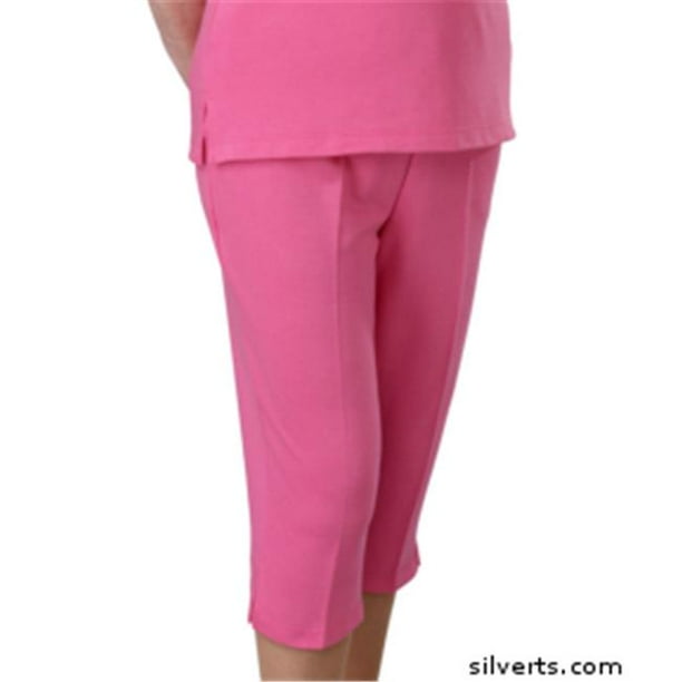 Silverts 243701003 Womens Adaptive Apparel Open Back Capri Wheelchair