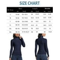 thumbnail image 3 of FITVALEN Turtleneck for Women Long Sleeve Women's Shirt Lightweight Basic Stretch Layer Top, 3 of 6