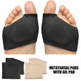 thumbnail image 2 of Metatarsal Pads for Men and Women,Metatarsal Pads with Gel Pad,Foot Pads Provides Relief for Morton's Neuroma Insert,Ball of Foot Pain Relief Cushions for Sesamoiditis, Morton's Neuroma O4F9, 2 of 8