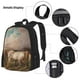 thumbnail image 3 of Easygdp Three Horses Oil Painting Mochila para Niños y Niñas con Set de Caja de Almuerzo y Estuche para Lápices 3 en 1, Mochila Escolar Estampada para Adolescentes, 3 of 7