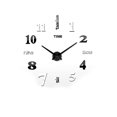 thumbnail image 1 of Reloj de pared grande sin marco 3D de 47 pulgadas, compatible con sala de estar, dormitorio, oficina, 1 of 5