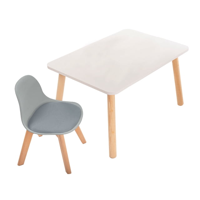 Mesa Rectangular - Silla Frankfur (Gris)