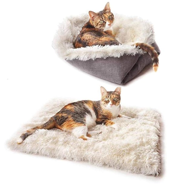 Cama para perro a la moda, perrera, gato pequeño, mascota, cachorro, cama redonda, casa, almohadilla suave y cálida
