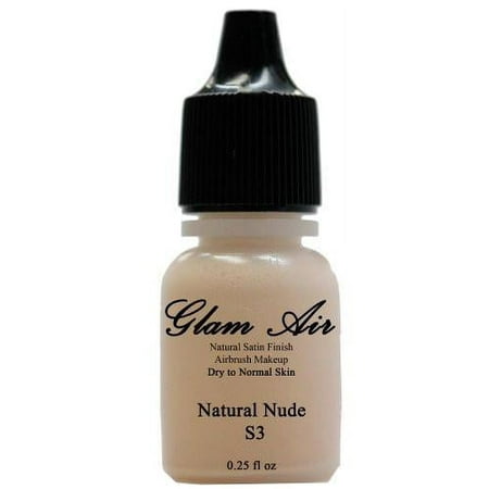 Glam Air Airbrush Water Based Foundation Satin S3 Natural Nude 0.25 oz