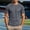 Gray, variant on Dxzfnsa Men's Athletic T-Shirts Mens Quick Dry Solid Color Workout Shirts Moisture Wicking Short-Sleeve Lightweight Sports Running Tee Tops