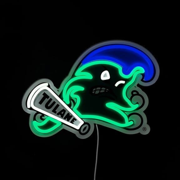 Tulane Green Wave LED Neon Sign