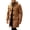 Yellow, variant on Plus Size Mens Hooded Toggle Coat Wool Blend Mid Length Duffle Jacket with Pockets for Fall Winter