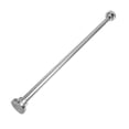 thumbnail image 1 of 1Pc Stainless Steel Pole Shower Curtain Rod Hole-free Telescopic Rod for Toilet, 1 of 8