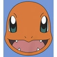 thumbnail image 2 of Boy's Pokemon Charmander Smile Performance Graphic Tee Royal Blue Heather Small, 2 of 4