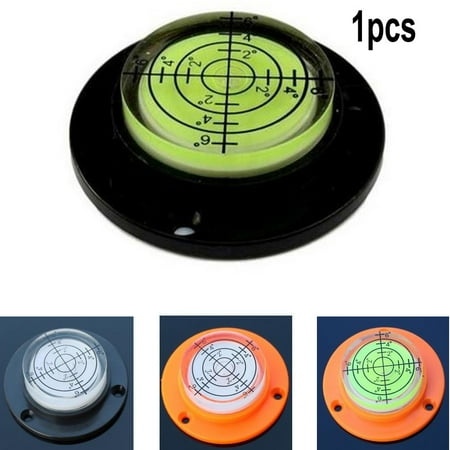 

50 x 12mm Spirit Level Bubble Black Angle Clear Mini Round Leveller Bullseye