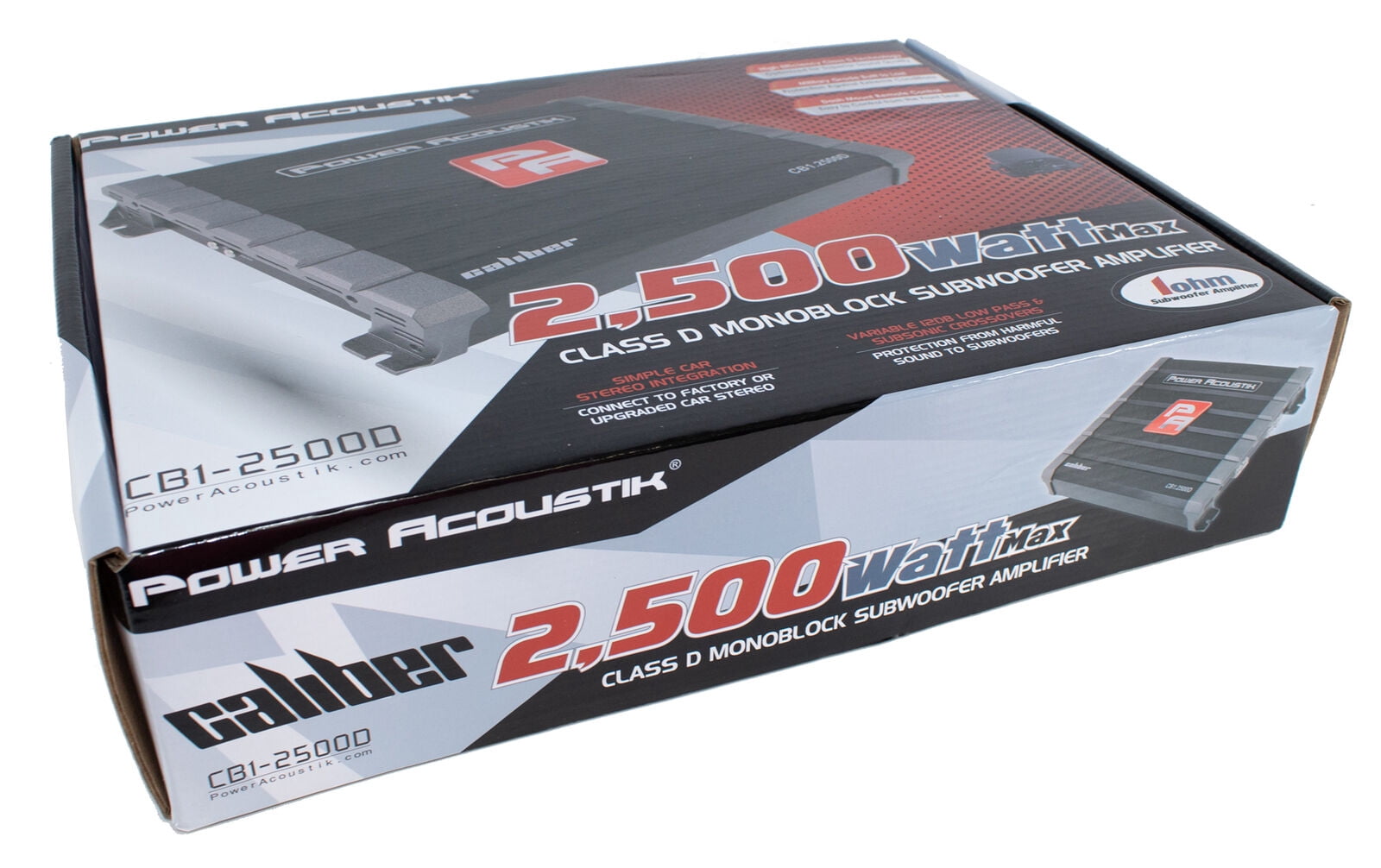 2500W 1CH CALIBER CAR AMP