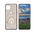 thumbnail image 1 of Boho-rainbow-3 Phone Case, Degined for Moto One 5G Ace Case Men Women, Flexible Silicone Shockproof Case for Moto One 5G Ace, 1 of 1