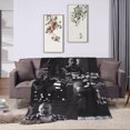 thumbnail image 6 of Blanket Shemar Actor Moore Throw Flannel Blankets Warm Soft Cozy Fuzzy Blanket for Bed Sofa Couch Camping Travel Gift Blankets for All Seasons 60"x50", 6 of 6