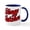 White/Navy Inside, variant on CafePress - I'm A Binge Watcher - 11 oz Ceramic Mug - Novelty Coffee Tea Cup