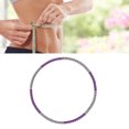 thumbnail image 4 of Hula Ring Esponja de Acero Inoxidable Desmontable Apriete rápidamente el Aro con Peso para el Vientre para Ejercicio Deportivo Jugar 6 Secciones Púrpura Gris, 4 of 10