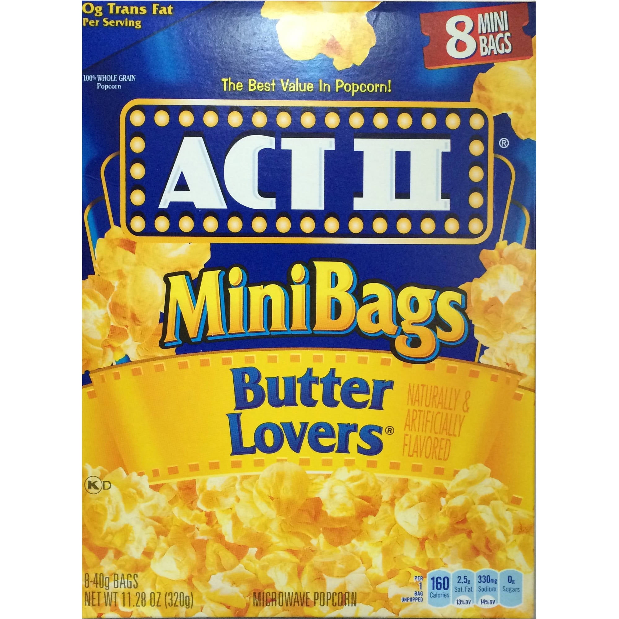 Act Ii Mini Er Popcorn 11 28 Oz Pack Of 3