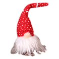thumbnail image 3 of Navidad hecha a mano gnomo sueco Santa felpa para muñeca con adornos de luz LED H, 3 of 5