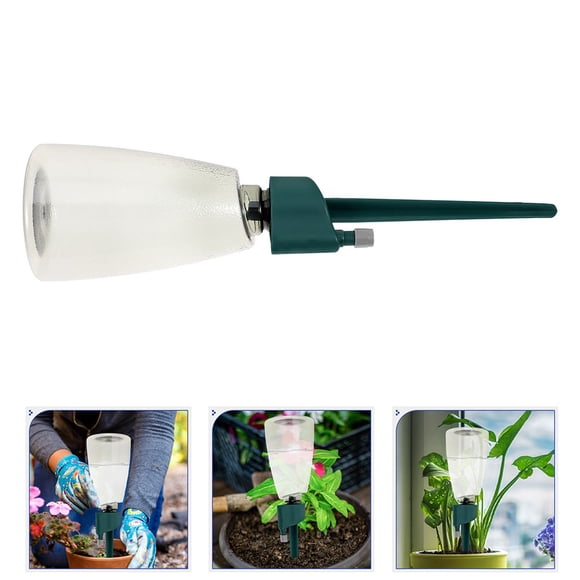 LOLIPPYY plants water feeder Automatic Plant Watering Device PP Gray for Gardening Beginners 1Pack