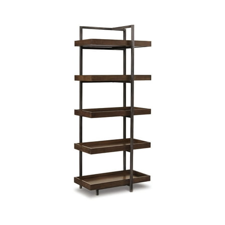Signature Design by Ashley Starmore Industrial Entertainment Center Pier or Bookcase, Brown