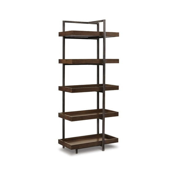 Signature Design by Ashley Starmore Industrial Entertainment Center Pier or Bookcase, Brown