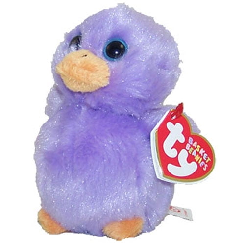 Details about   TY Basket Beanie Babies Easter Chick Lavendar MWMT Perfect For A Basket! 
