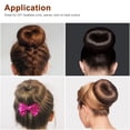 thumbnail image 3 of 4 pcs Hair Donut Bun Maker Magic Styling French Chignon Ballet Sock Updo DIY Tool, 3 of 5