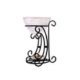 thumbnail image 1 of Waves Iron Aroma Burner Forma De Onda Glass Iron Frame Essential Essential Oil Aroma Burner Portavelas Para El Hogar Casa De Té Oficina Spa Yoga Hotel Moyic HA017654-00, 1 of 6