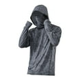 thumbnail image 1 of Sudadera con capucha y protección solar para hombre, ligera y fina, con protección contra erupciones y orificios para los pulgares. XXXL, 1 of 9