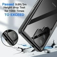 thumbnail image 3 of Pour Samsung Galaxy S25 Ultra Étui Étanche, Transparente Antichoc Anti-Neige Anti-Poussière Étui Intégrale Robuste Transparente pour Galaxy S25 Ultra avec Protection d'Écran Intégrée, 3 of 6