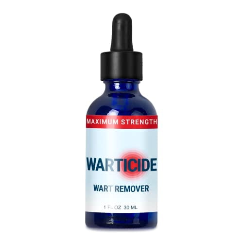 Warticide Fast-Acting Wart Remover - Plantar and Genital Warts Treatment, Attacks Warts on Contact, Easy Application (1 Bottle)