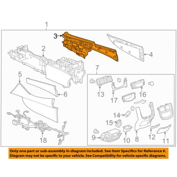 Cadillac GM OEM 14-17 CTS Center Console-Side Trim Panel Right 23424807