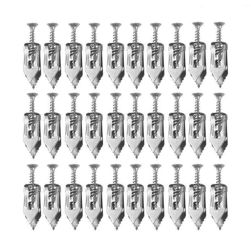 PWFE Self Drilling Drywall Metal Anchors with Screws, Percussion Type Gypsum Board Expansion