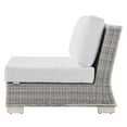 thumbnail image 4 of Lounge Chair, Rattan, Wicker, Light Grey Gray White, Modern Contemporary Urban Design, Outdoor Patio Balcony Cafe Bistro Garden Furniture Hotel Hospitality, 4 of 7