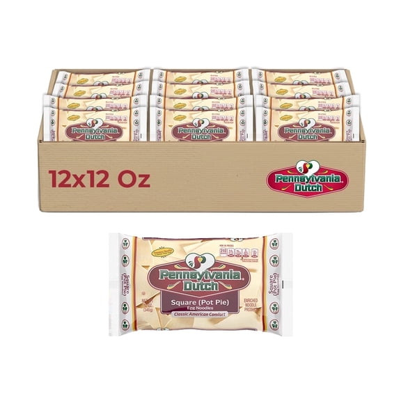 PENNSYLVANIA DUTCH Egg Noodles, 12-Pack, 12 oz Each for Hearty Meals & Perfect Texture, 10.5 lbs Bulk