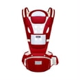 thumbnail image 1 of Deposiciones de cintuer Portabebés Transpirable Multifuncional con Asiento de Cadera Soporte Lumbar Taburete de Cintura para 0-36 Meses Bebés Recién Nacidos Niños Pequeños Mochila Ergonómica Cómoda pa Abanopi  Deposiciones de cintuer, 1 of 7