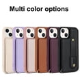 thumbnail image 3 of Crossbody Wristband Wallet Leather Card Slot Case For Iphone 15 Series,iPhone 14 Pro, 3 of 6