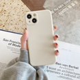 thumbnail image 1 of Funda de teléfono de silicona líquida para IPhone 14 13 12 11 Pro X XR XS Max SE2020 7 8 Plus funda protectora de TPU de borde recto suave Tan Jianjun unisex, 1 of 2