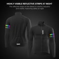 thumbnail image 3 of Men Long Sleeve Cycling Jersey Windproof MTB Bike Jacket Wind Coat Bicycle Clothing, 3 of 8