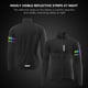 thumbnail image 5 of Hombres manga larga ciclismo Jersey a prueba de viento MTB bicicleta chaqueta viento, 5 of 8