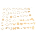 thumbnail image 2 of 54PCS Acrylic Template Stencil Template Set Clear Acrylic Pattern Stencil Mould Set Leather Craft Quilting Sewing Tool DIY, 2 of 8