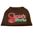 thumbnail image 1 of Santas Favorite Screen Print Pet Shirt Brown Med (12), 1 of 1