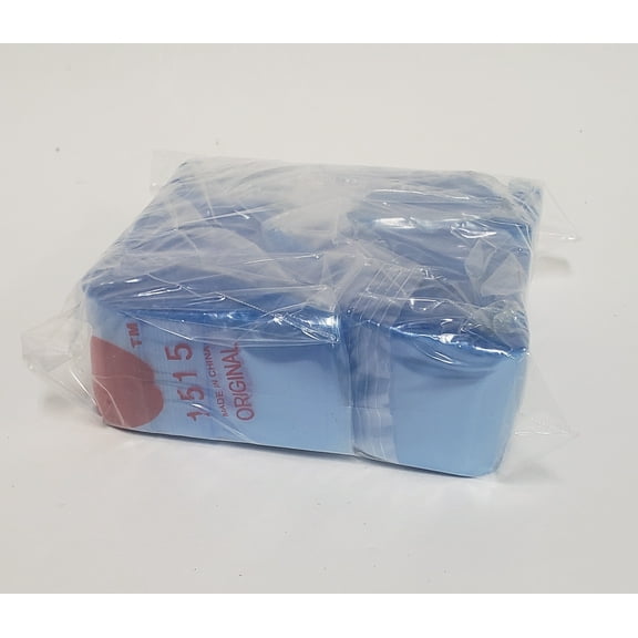 Apple 1515 Mini Zip Resealable Bags 1-1/2" x 1-1/2" Blue Baggies 1000 Count