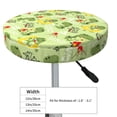 thumbnail image 4 of Daiia Cute Dinosaurs Cartoon Stool Covers Round,Round Bar Stool Covers Waterproof Bar Chair Covers Washable Stool Cushion Slipcover for 12-14 Inch Chair-14 inch, 4 of 7